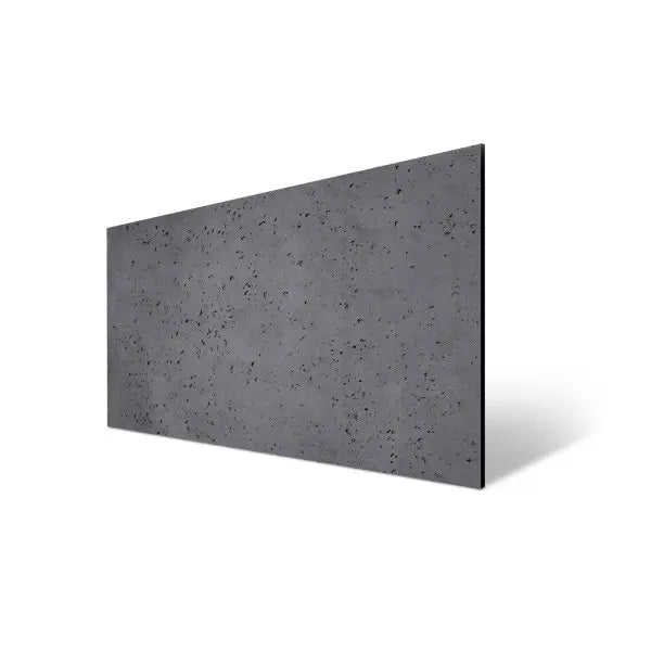 Close-up view of single panel of Architectural Concrete Wall Panels Interior - ANTHRACITE | DecorMania UK